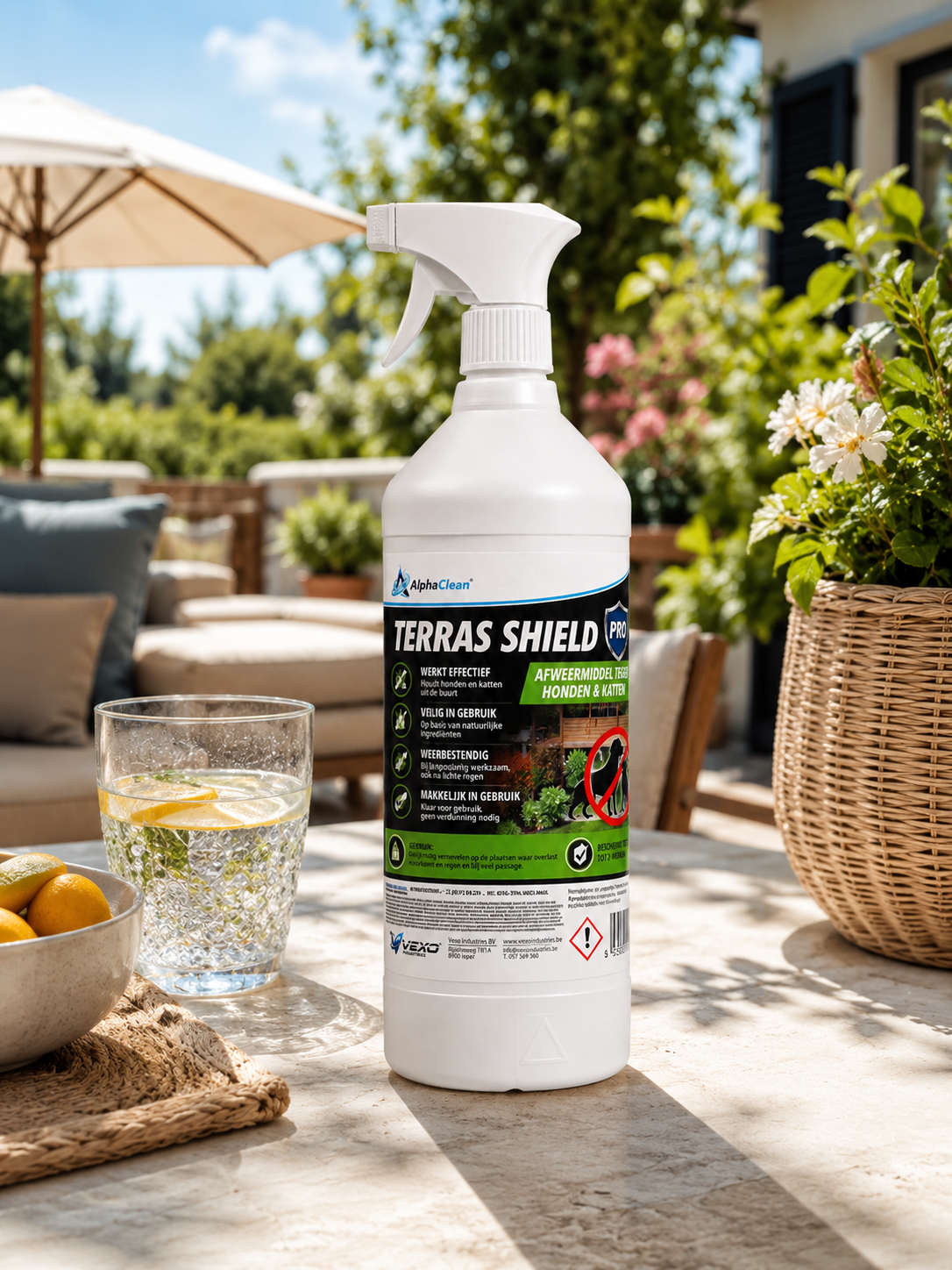 🌳 Gedaan met plassende honden en katten op je terras: zo werkt TerrasShield Pro